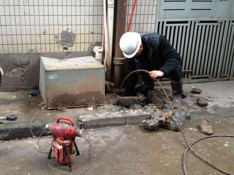 牡丹疏通下水道-洗菜池疏通